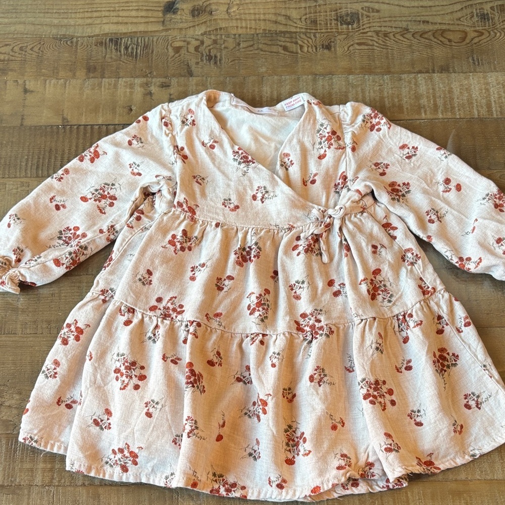 Girls Zara floral boho dress